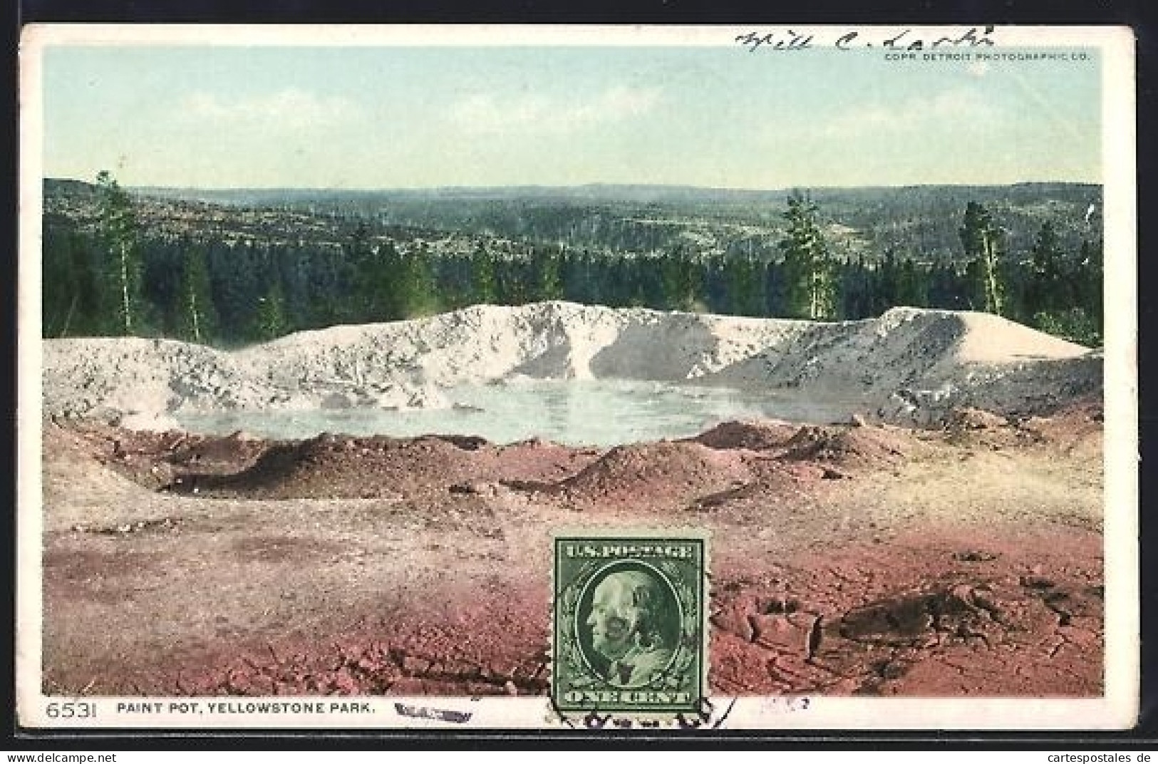 AK Yellowstone Park, WY, Paint Pot, Geysir