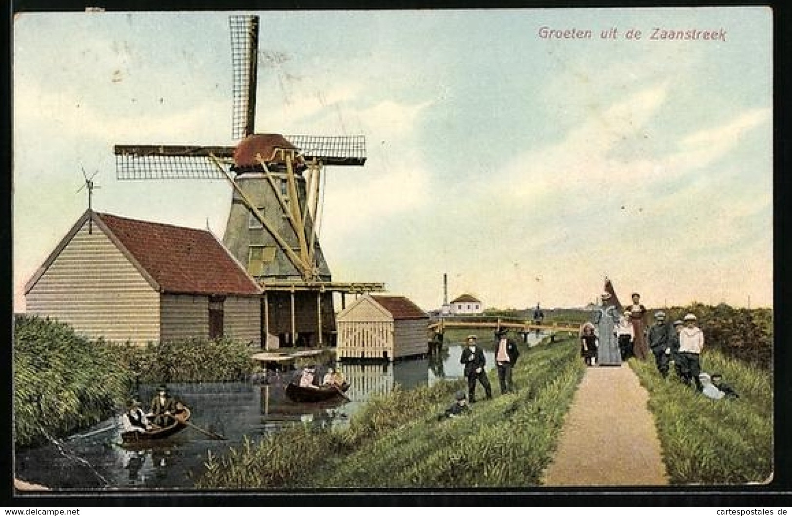AK Zaanstreek, Flusspartie mit Windmühle