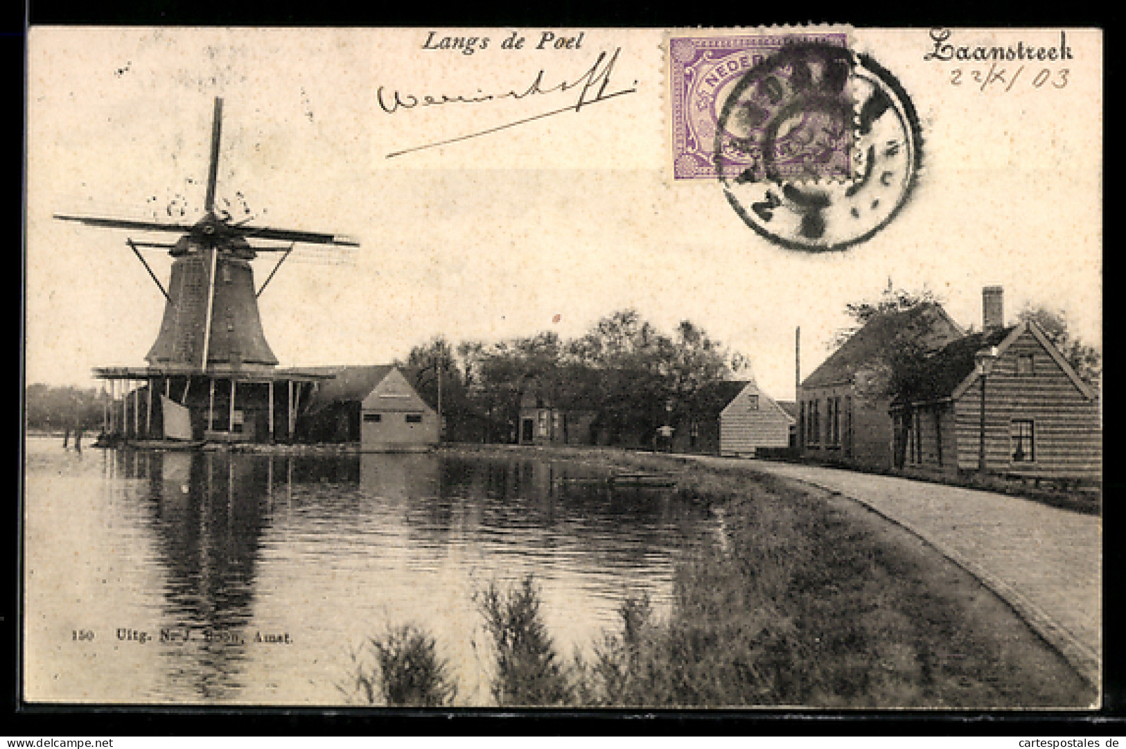 AK Zaanstreek, Langs de Poel, Windmühle