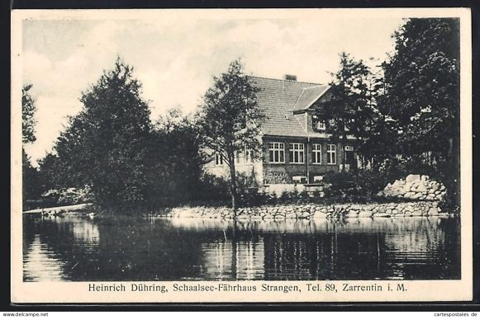 AK Zarrentin i. M., Schaalsee-Fährhaus Strangen, Inh. Heinrich Dühring