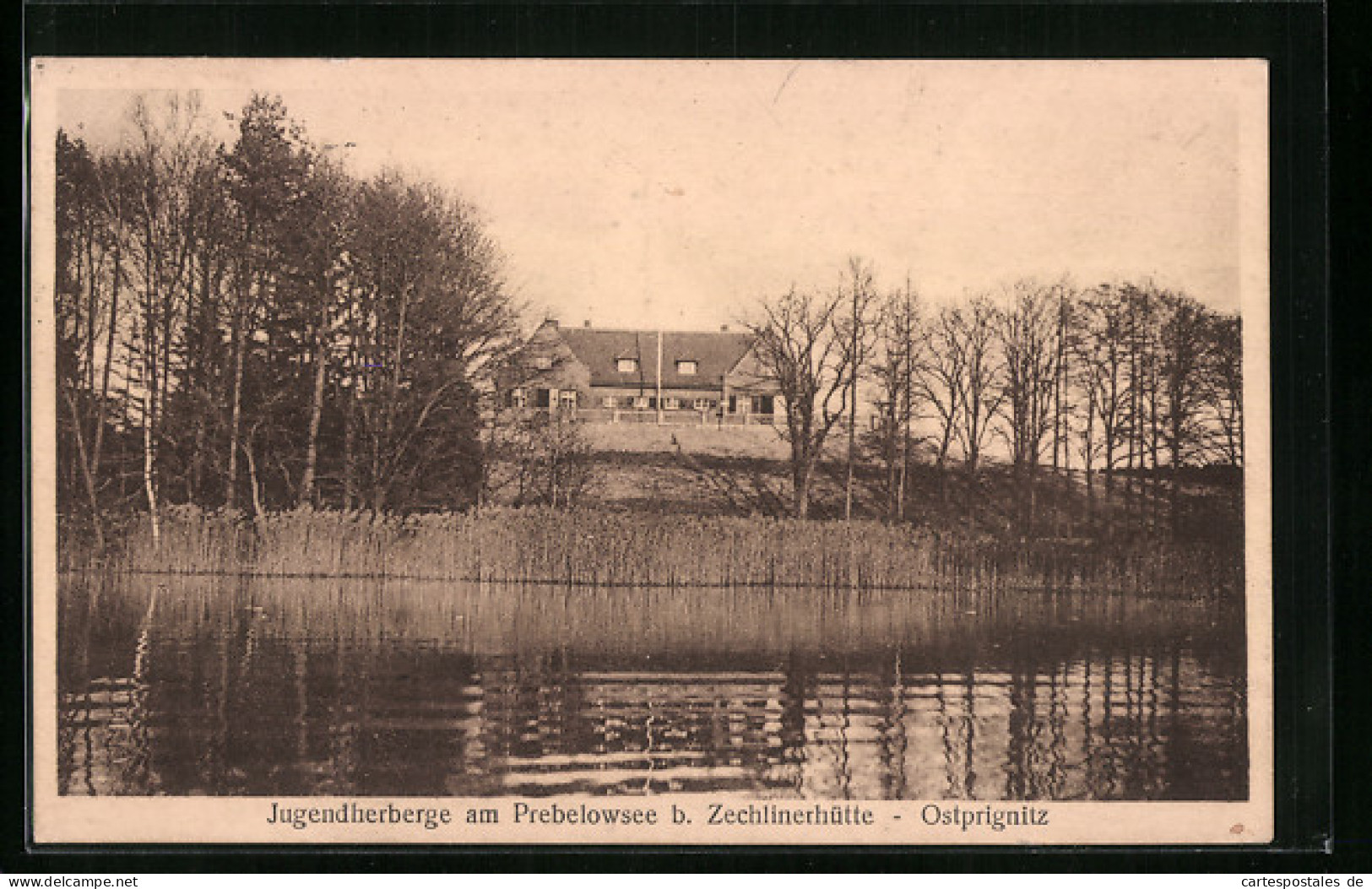 AK Zechlinerhütte a. Prebelowsee, Jugendherberge mit Seeblick