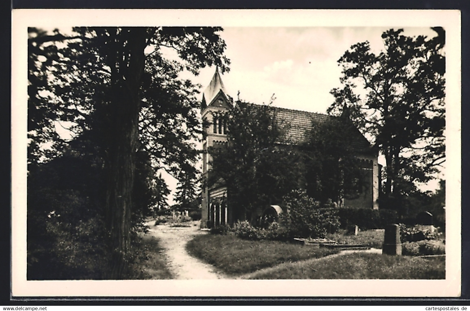 AK Zechlinerhütte, Blick auf die Kirche