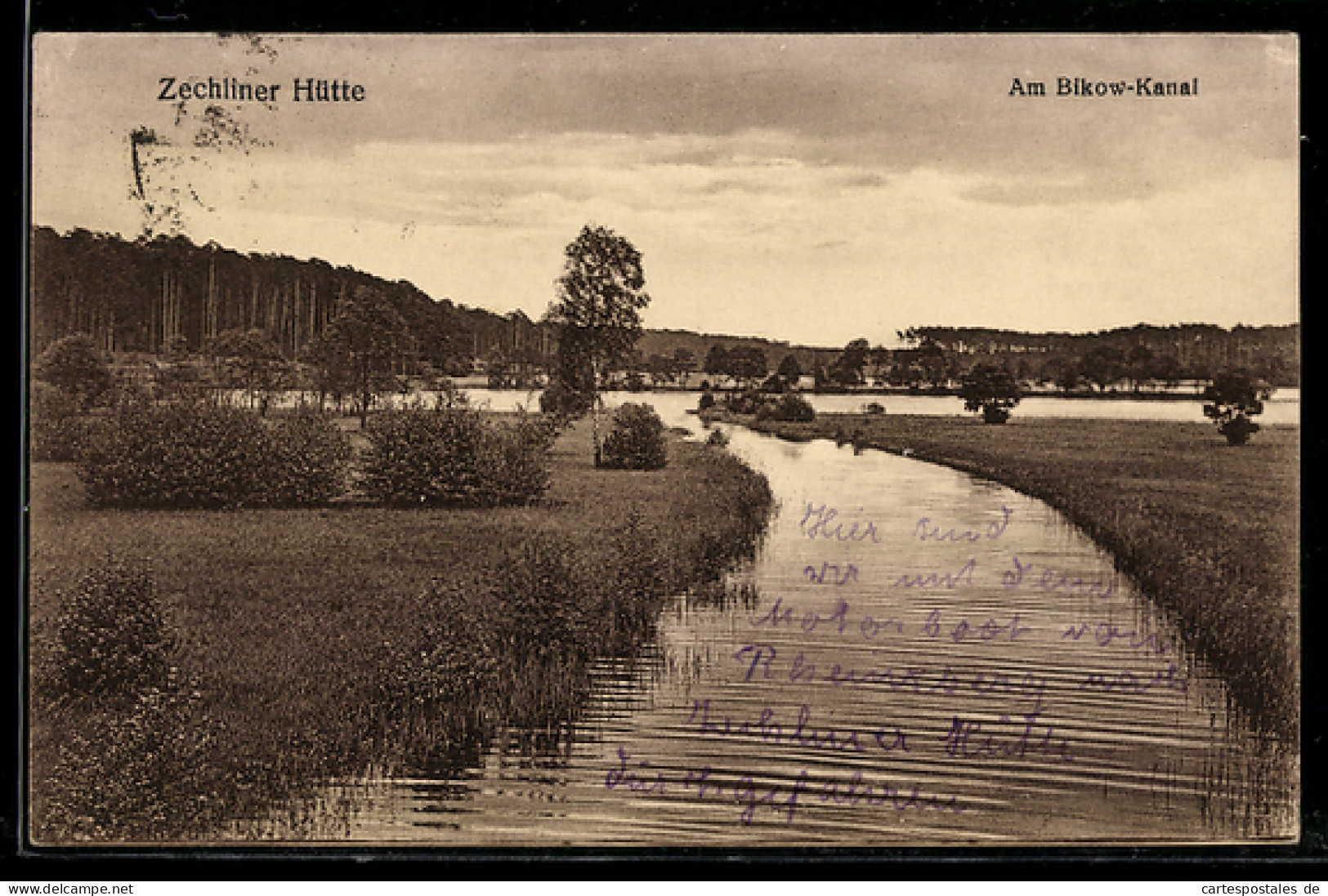 AK Zechlinerhütte, Partie am Bikow-Kanal