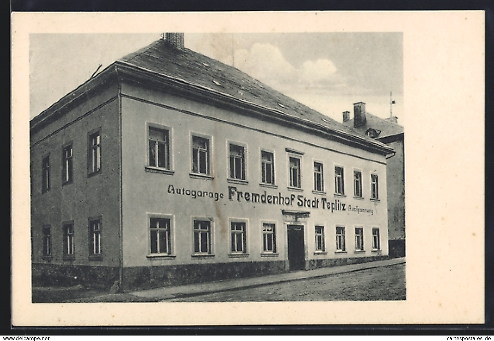 AK Zöblitz, Hotel zum Schwarzen Bären