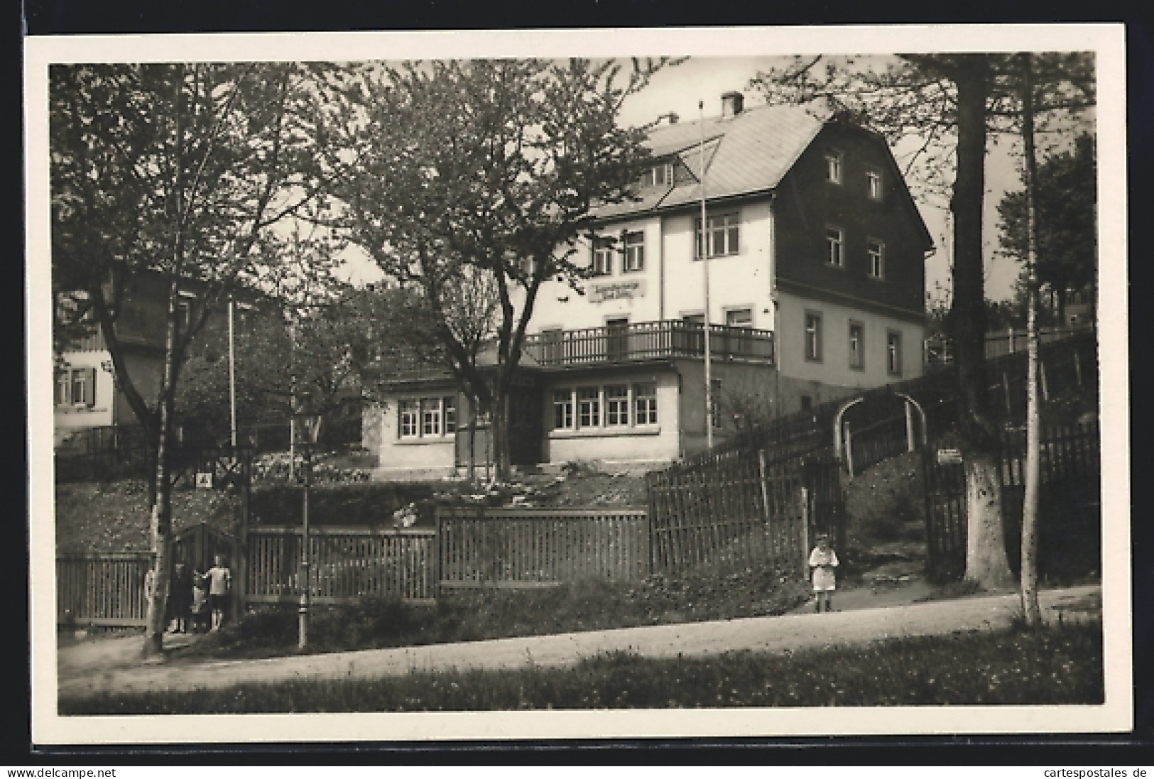 AK Zöblitz, Jugendherberge mit Kindern