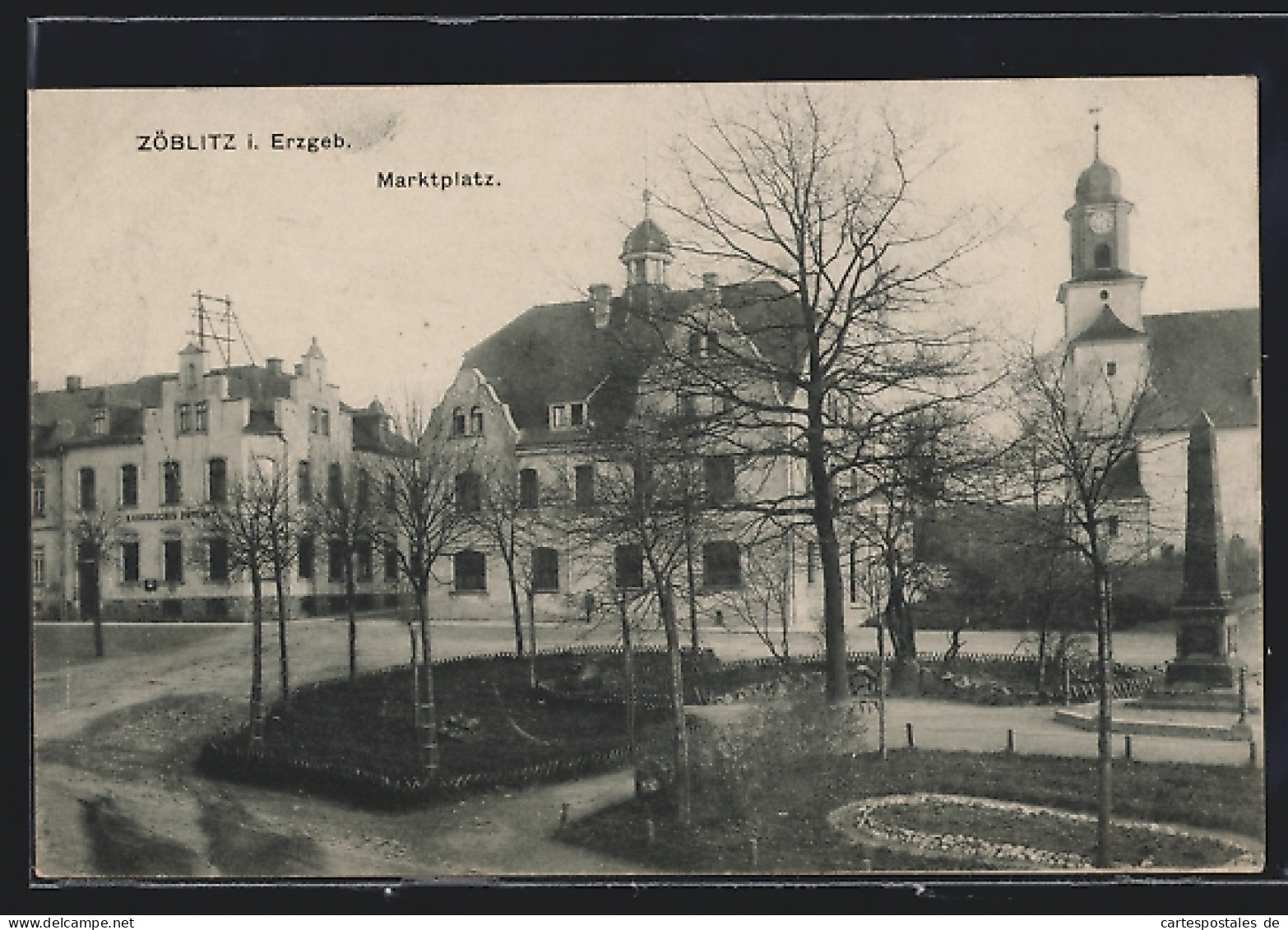 AK Zöblitz, Partie am Markt