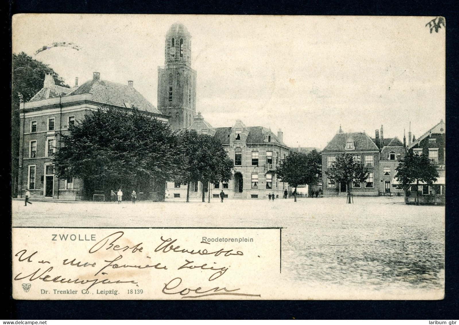 AK Zwolle (NL) Roodetorenplein 1901 gebraucht #JO961