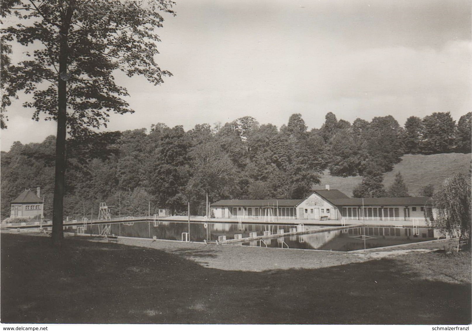 AK Zwönitz Freibad Schwimmbad Bad a Niederzwönitz Affalter Lenkersdorf Dorfchemnitz Lößnitz Gablenz Erzgebirge DDR
