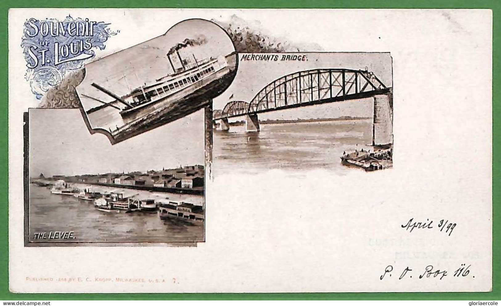 ak7736 - USA - VINTAGE POSTCARD - Mississippi, St.Louis - 1899