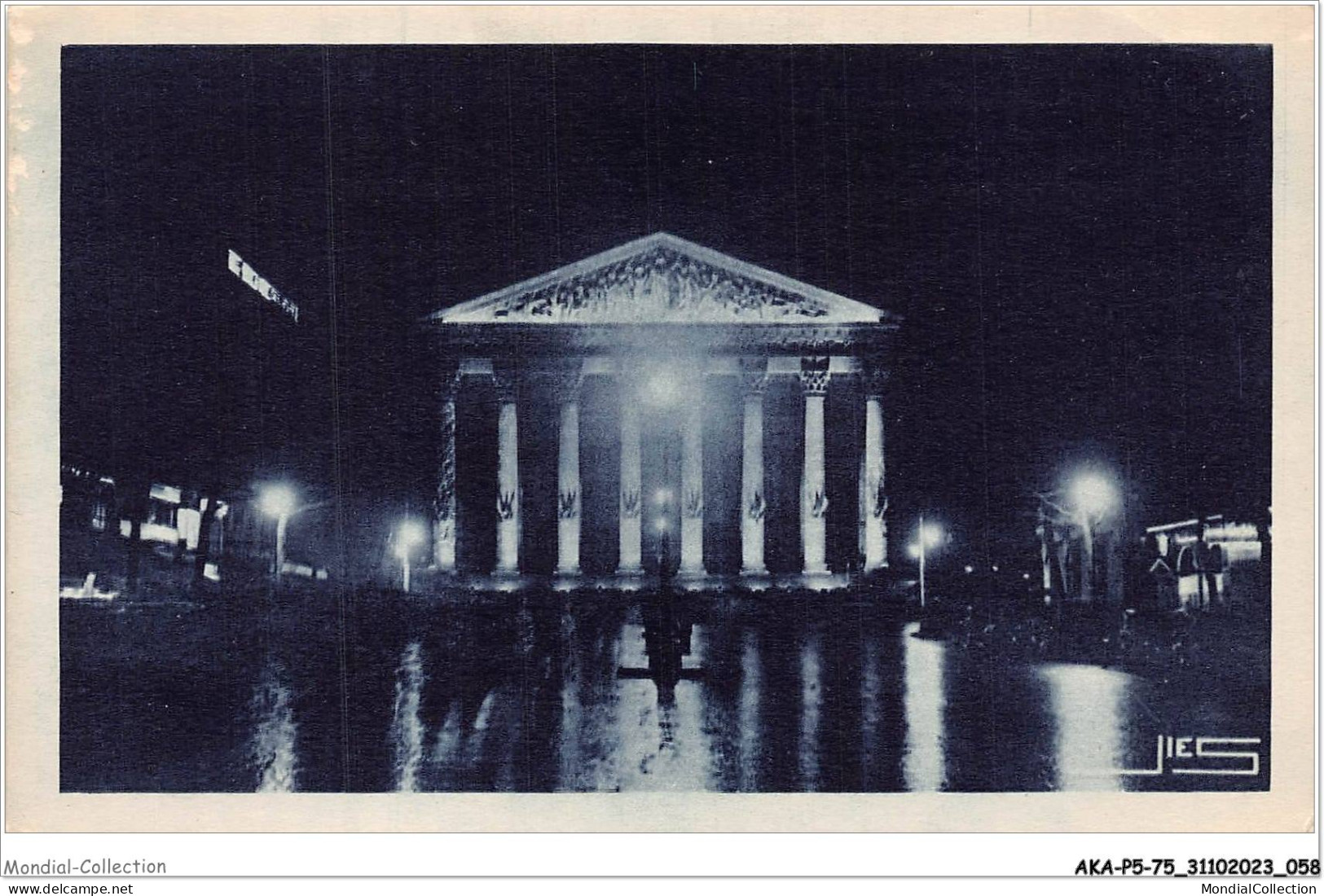 AKAP5-0471-75 - Au soir - By night - Illuminations de la madeleine