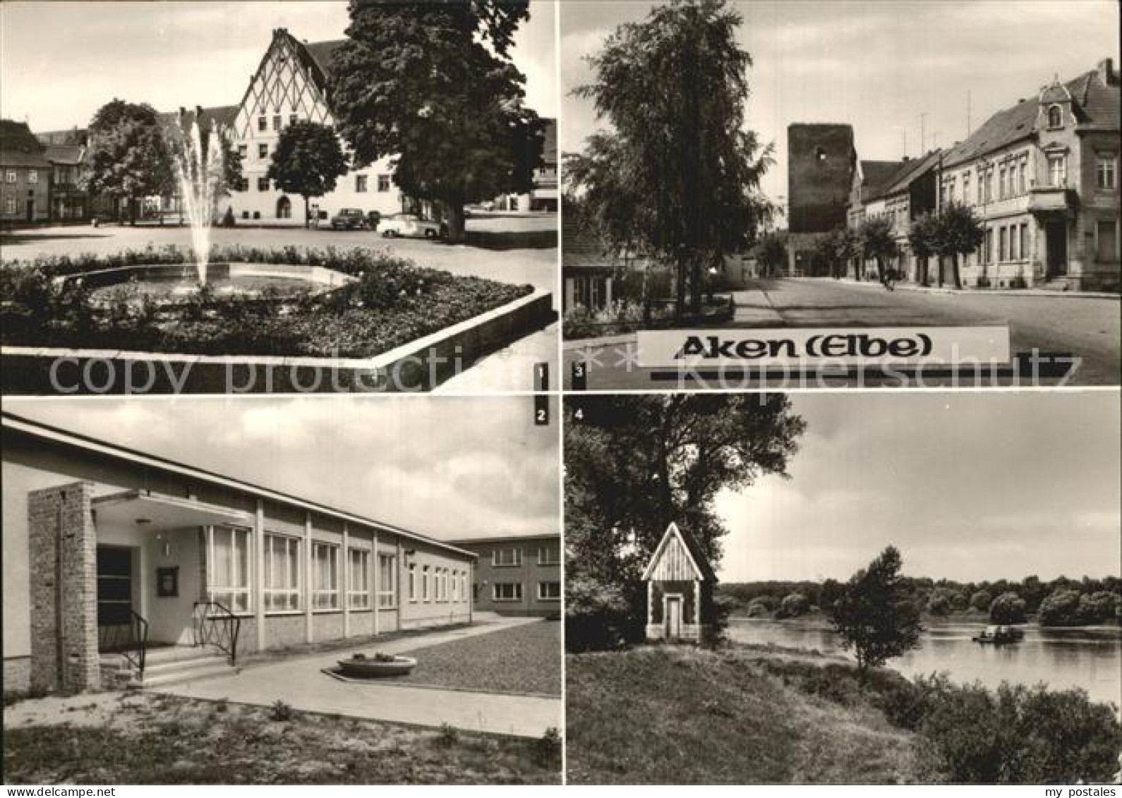 Aken Elbe Friedensplatz Dessauer Strasse