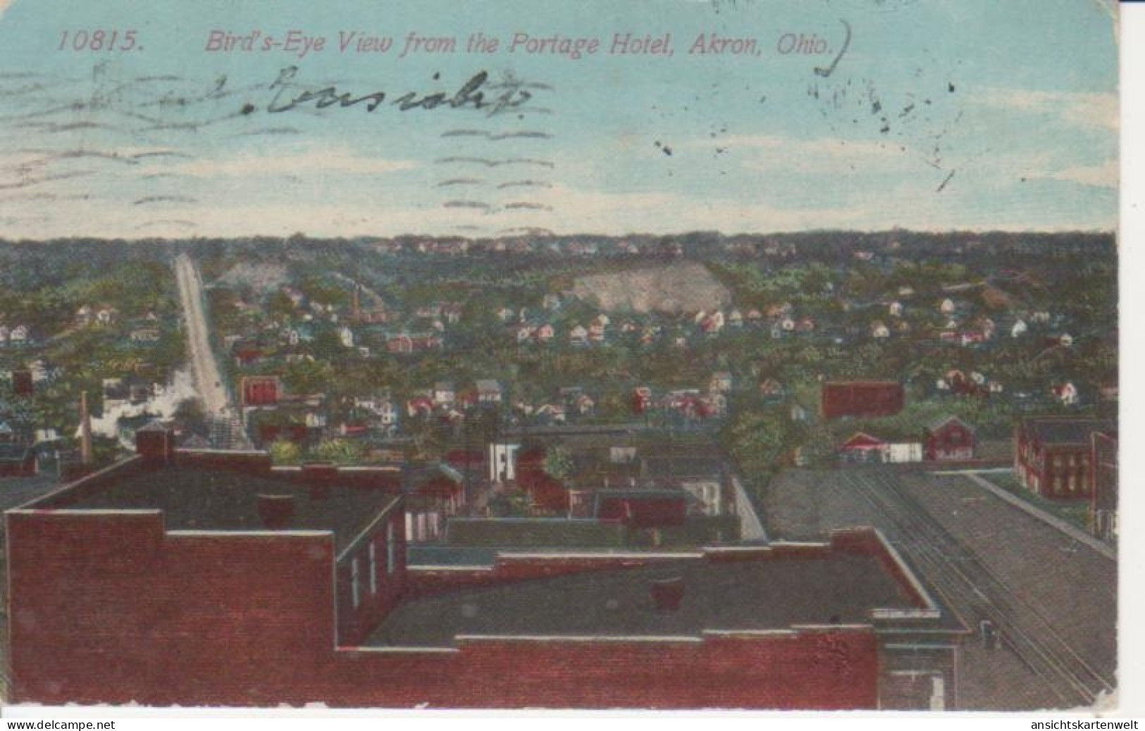 Akron, Ohio Panorama gl1913 #204.419