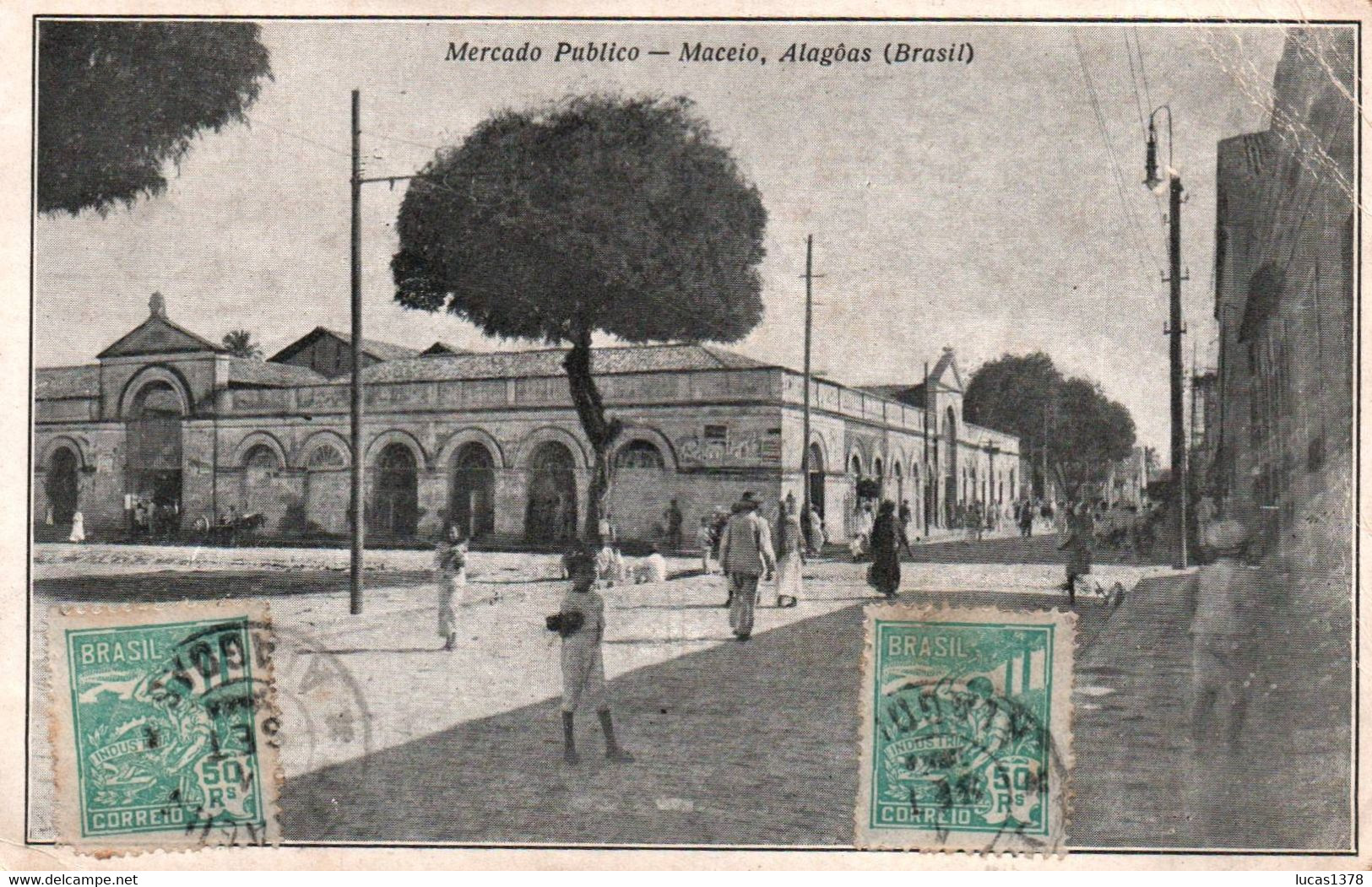 ALAGOAS / MACEIO / MERCADO PUBLICO / BEL AFFRANCHISSEMENT / RARE