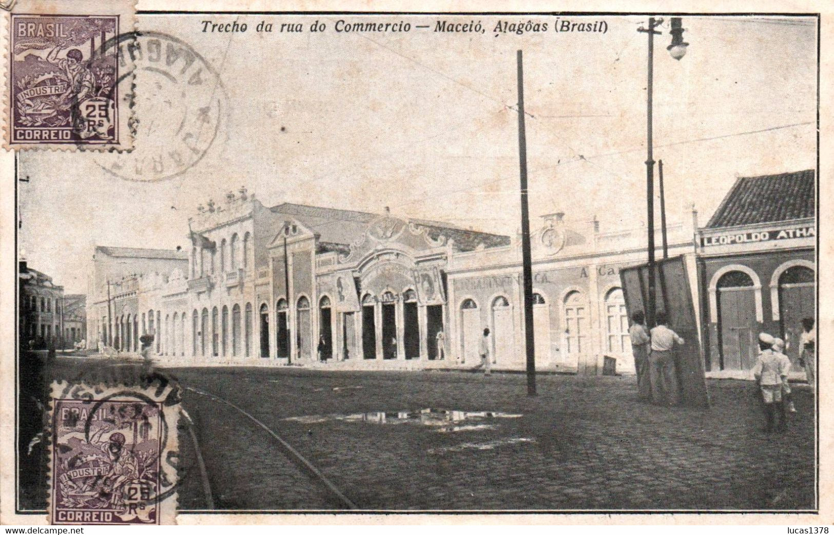 ALAGOAS / MACEIO / TRECHO DA RUA DO COMMERCIO / BEL AFFRANCHISSEMENT