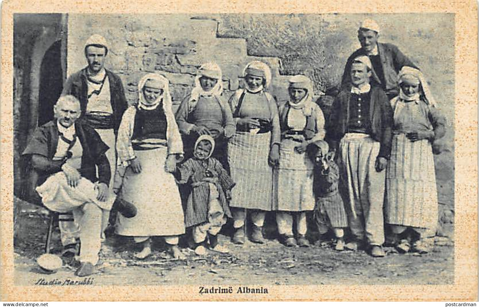 ALBANIA - Daje - Inhabitants