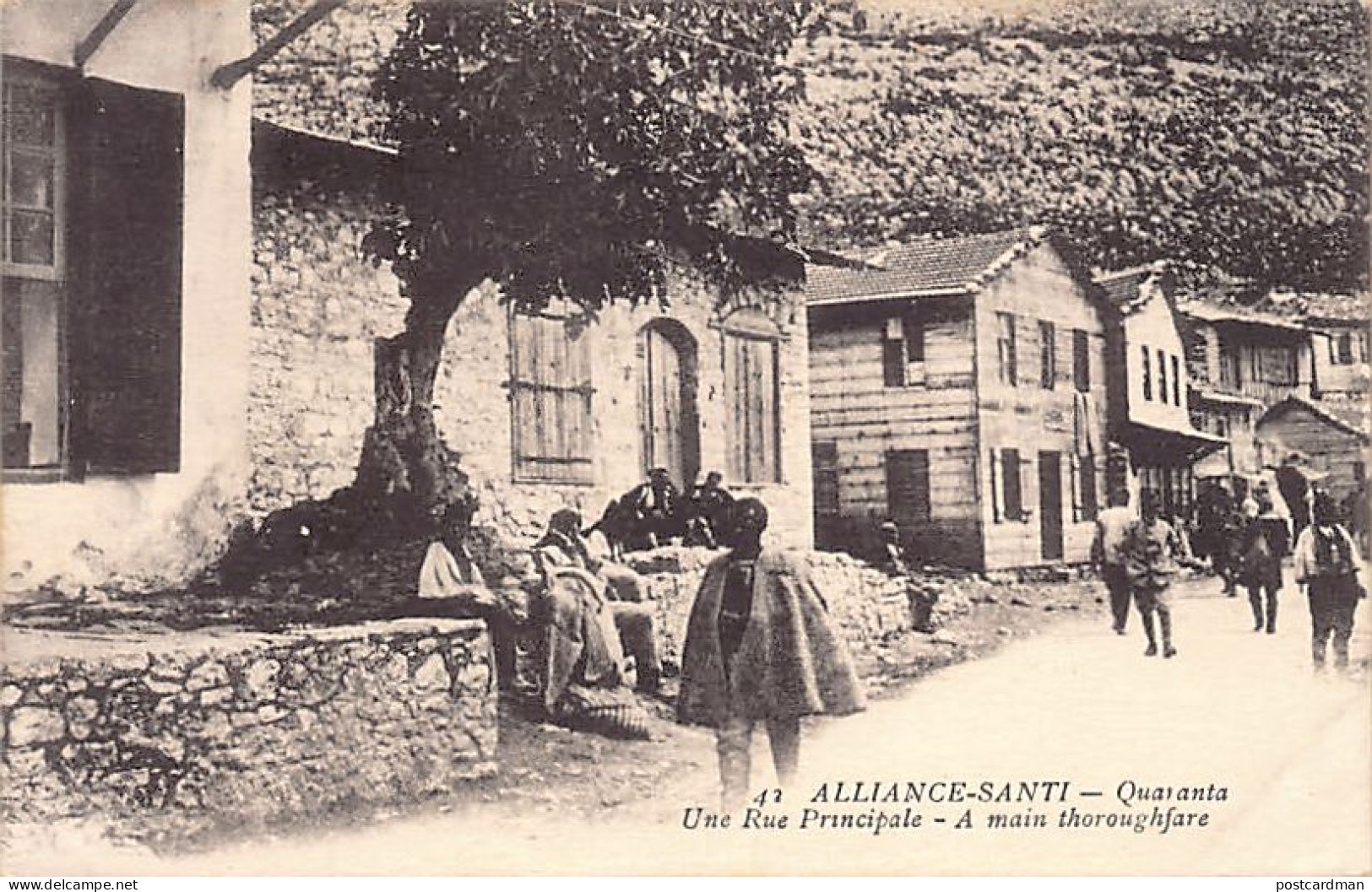 ALBANIA Shqipëria - SARANDË - Rruga kryesore