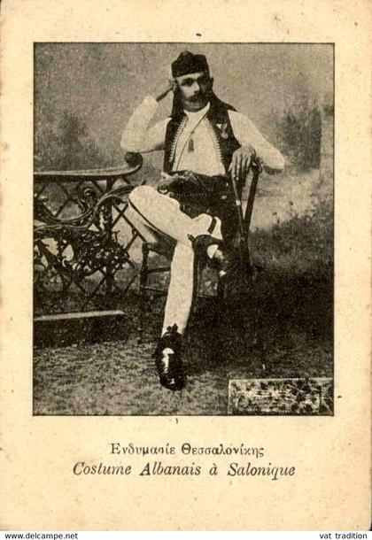 ALBANIE - Carte postale - Costume Albanais à Salonique - L 86231
