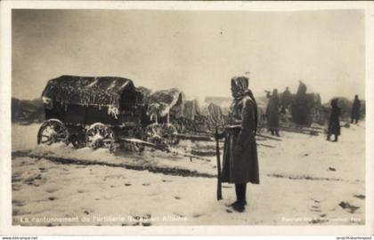 CPA Albanien, Das Artillerie-Kasernenlager, Winter