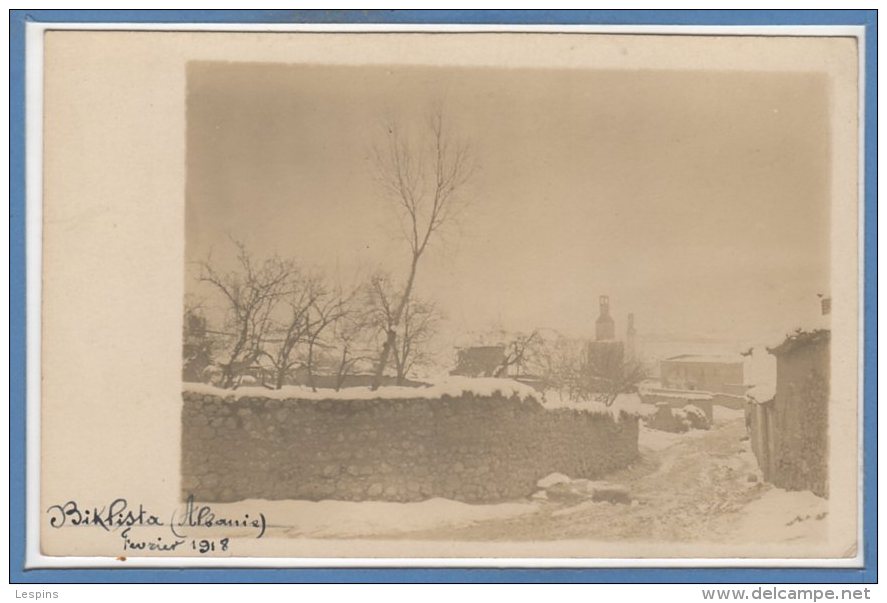 ALBANIE -- Carte photo - RARE - BIKLISTA