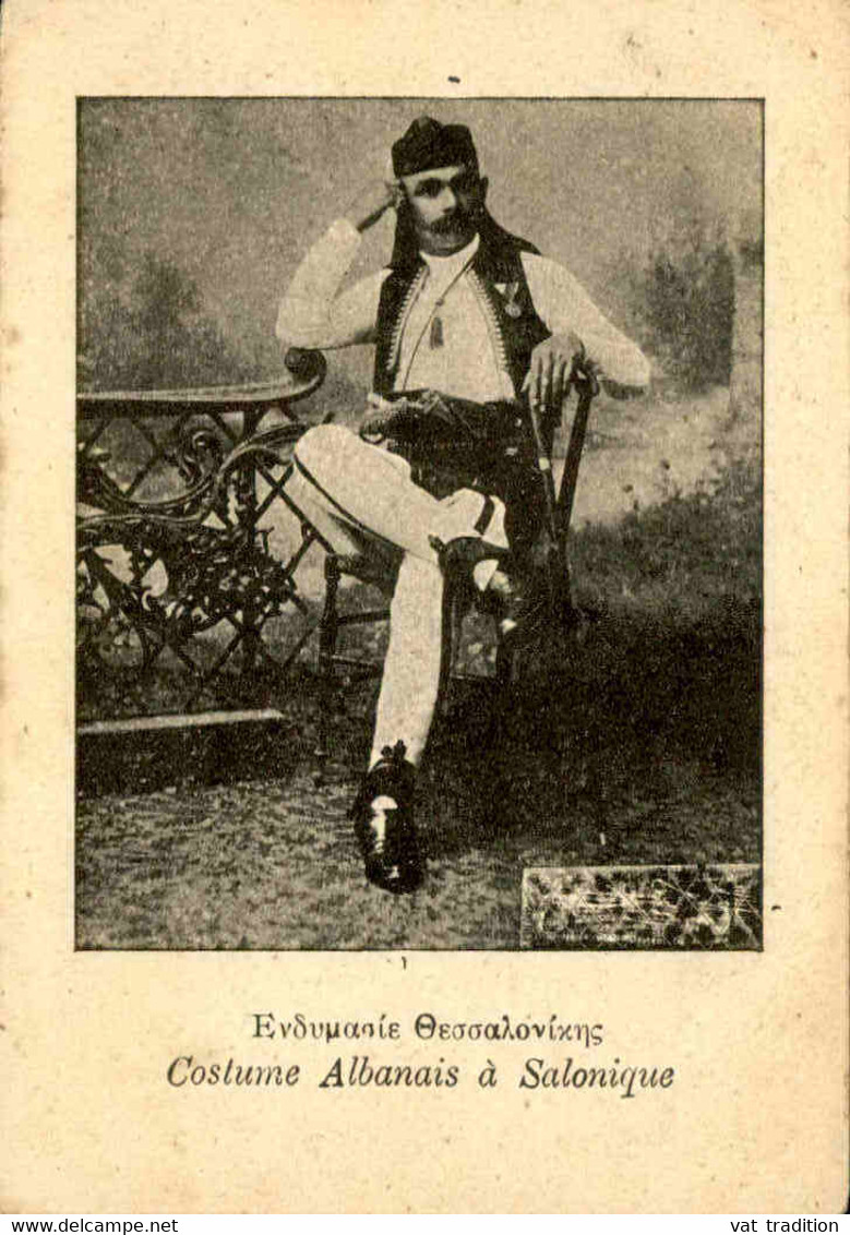 ALBANIE - Carte postale - Costume Albanais à Salonique - L 86231