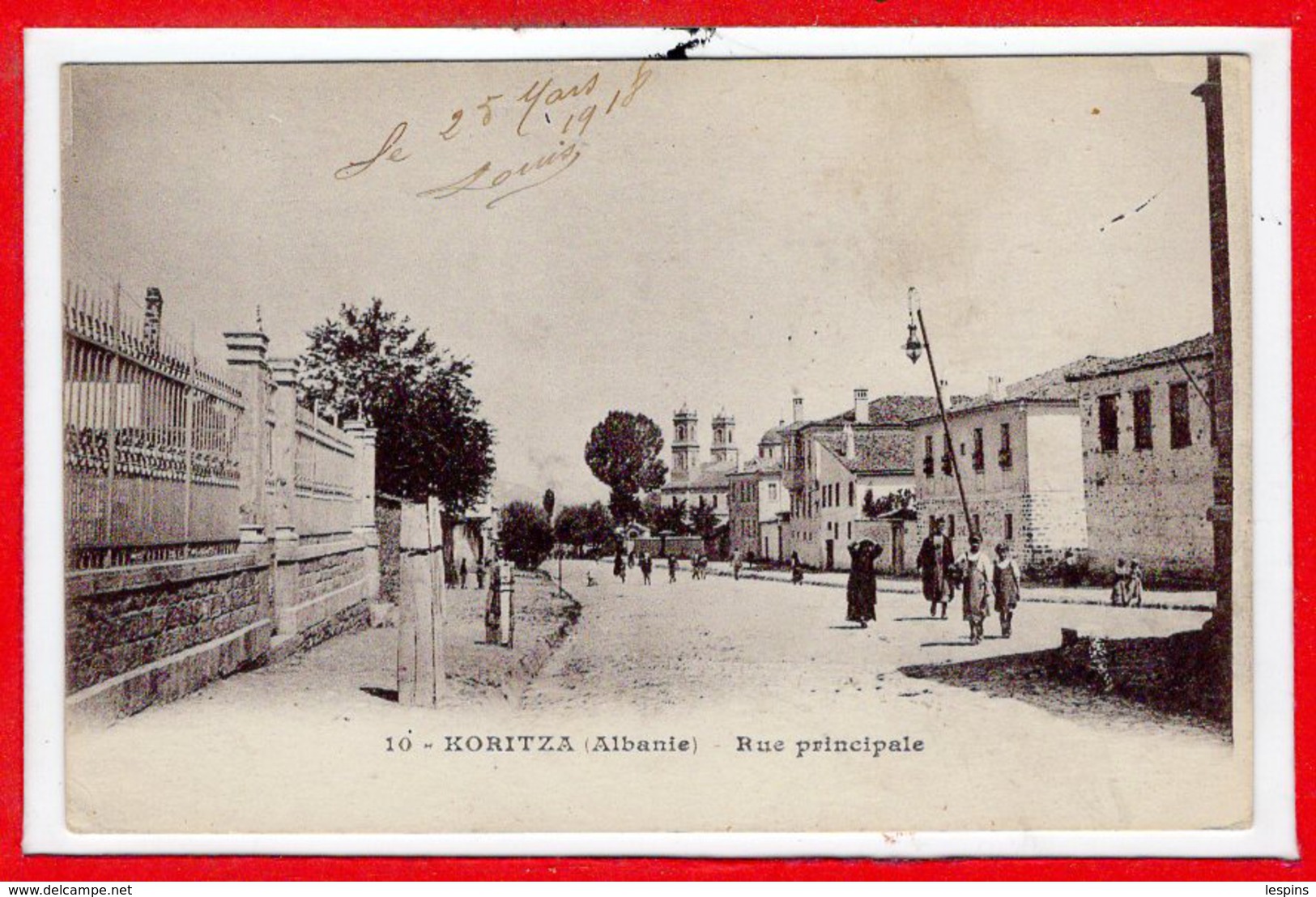 ALBANIE --  KORITZA - Rue principale