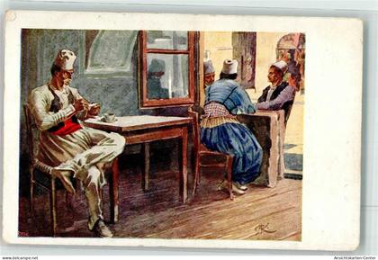 10651781 - Gasthaus Tracht sign. A. Kaspar Albanien