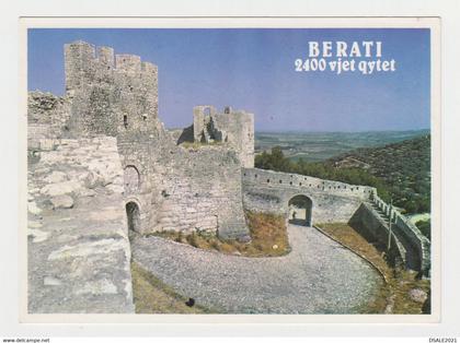 Albania Albanien Albanie BERATI Castle View 1990s Photo Postcard RPPc CPA (8190)