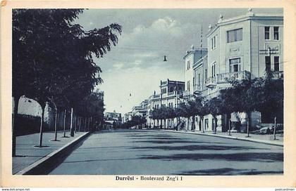 ALBANIA - Durres - Boulevard Zog
