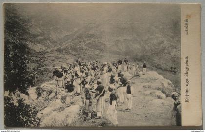 (Shkodër / Shkodra) Kuijtim nga Shqypenia - miridites / Feldpost 1917 Etappenpostamt Schkodra