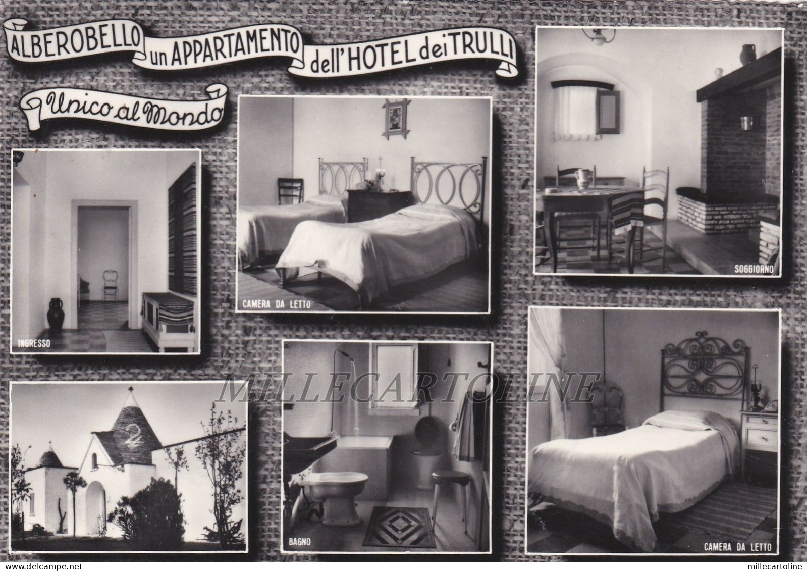 ALBEROBELLO: Hotel dei Trulli - un appartamento - unico al mondo   1962