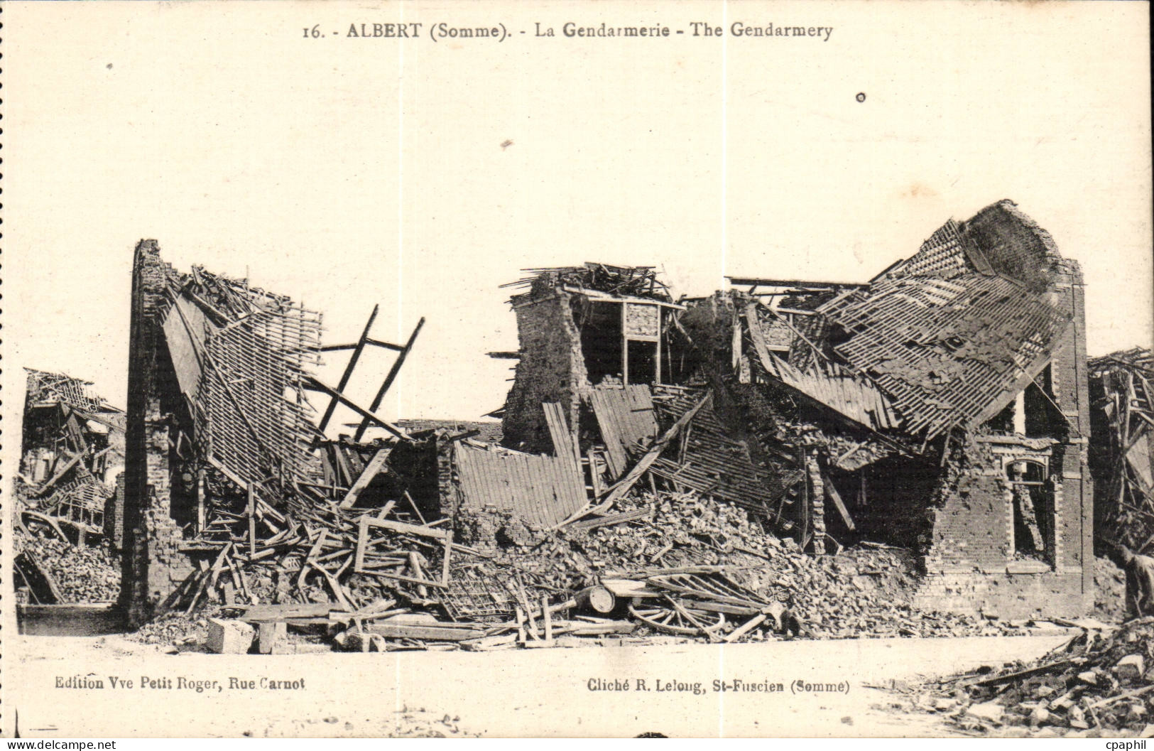 Albert - La Gendarmerie - CPA