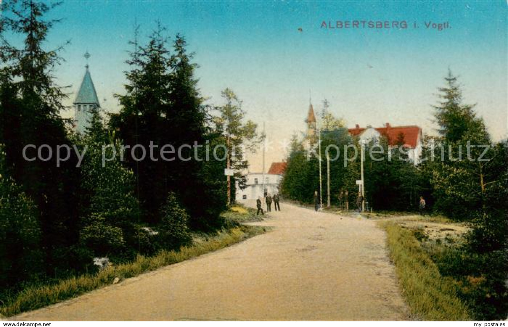 Albertsberg Auerbach Ortspartie