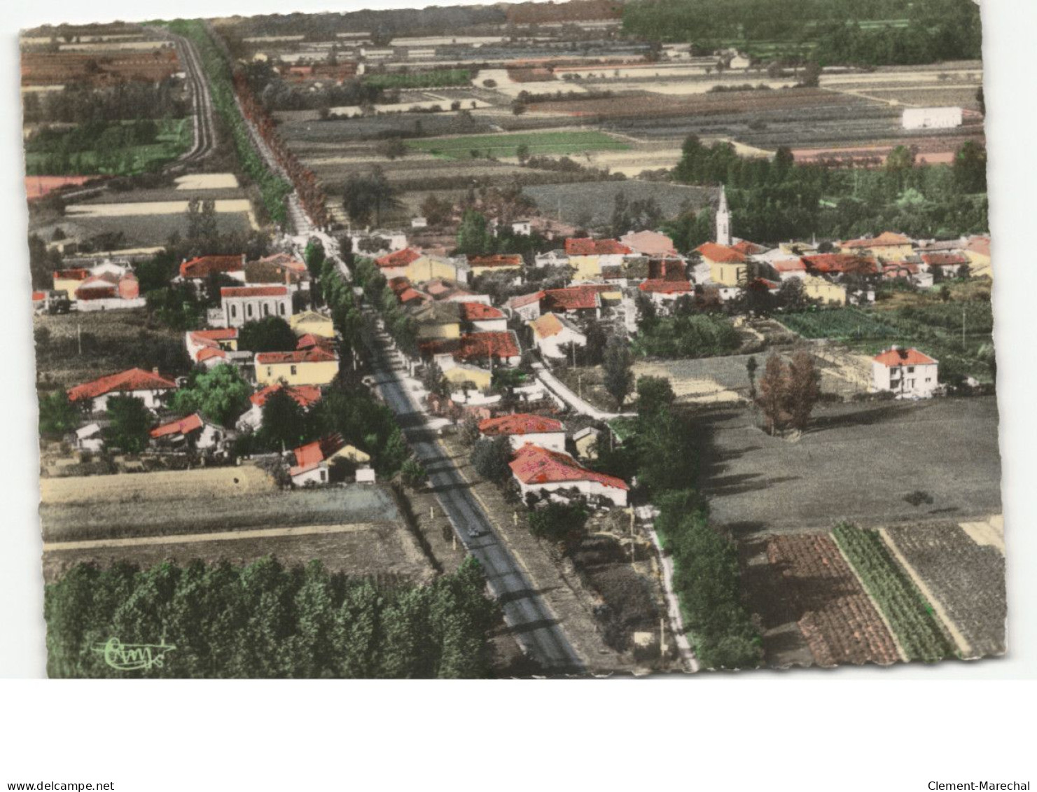 ALBIAS: vue aérienne 10x15 - état