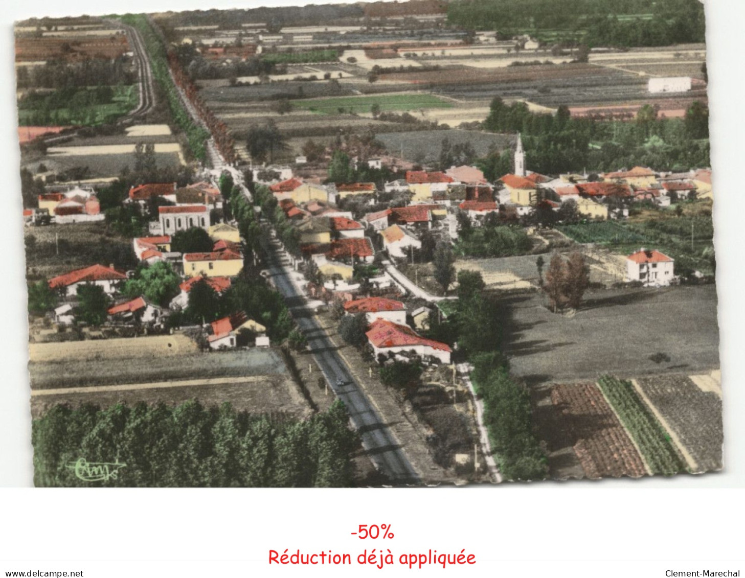 ALBIAS: vue aérienne 10x15 - état