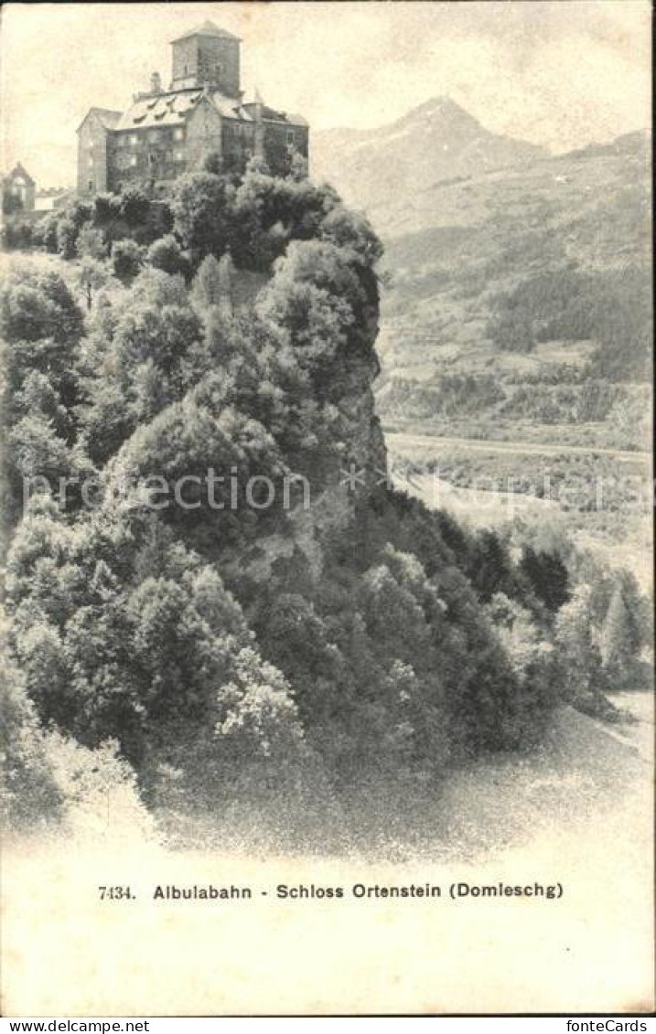 Albulabahn Schloss Ortenstein Domleschg