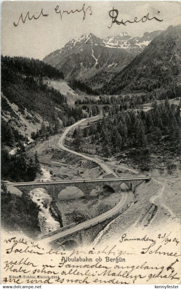 Albulapabahn ob Bergün