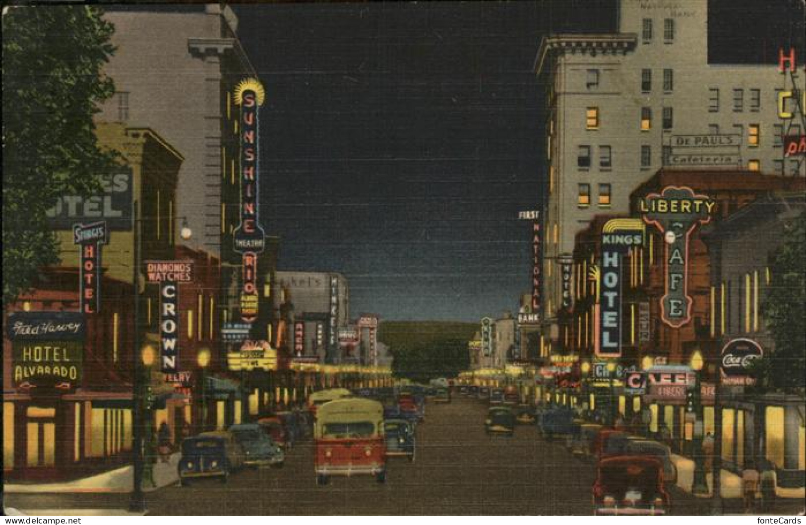 Albuquerque Central Ave by Night Autos