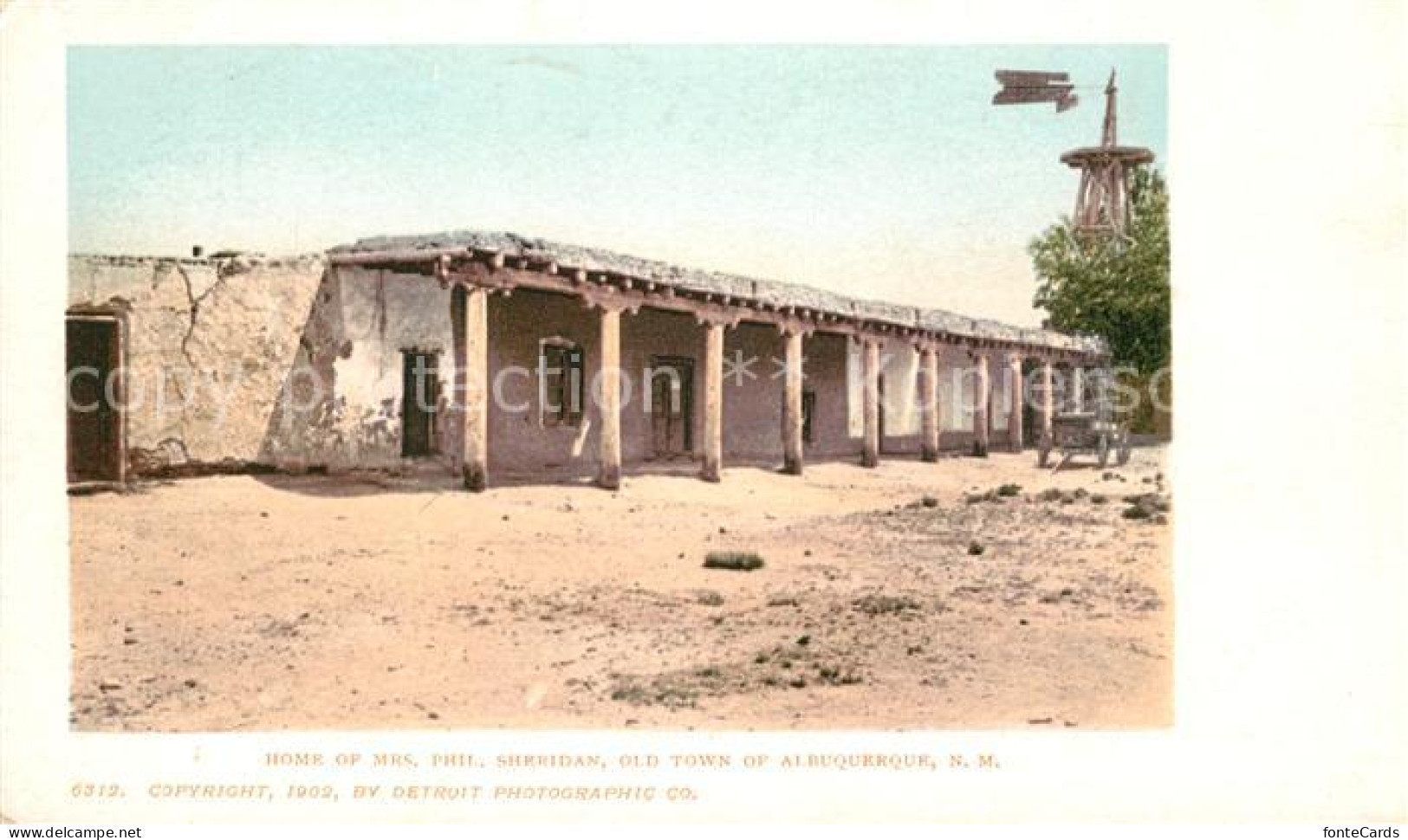 Albuquerque Home of Mrs. Phil. Sheridan Old Town