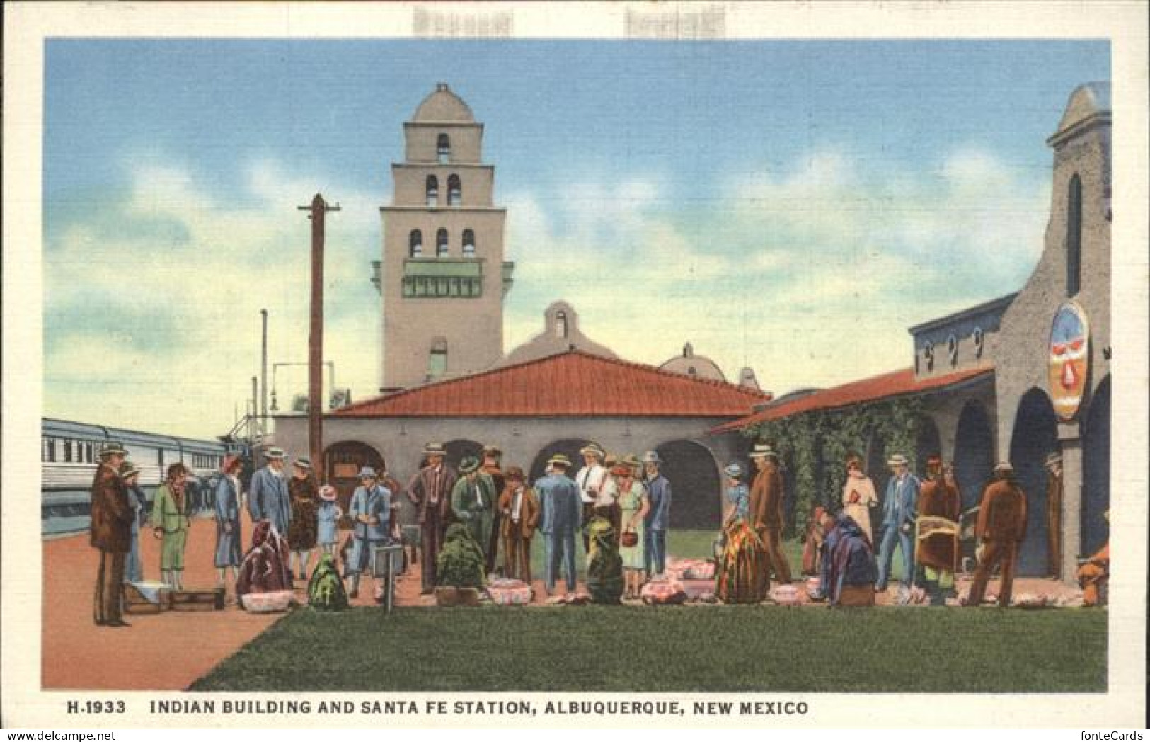 Albuquerque Indian Building Santa Fe Station