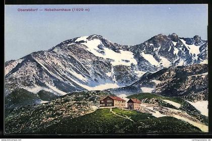 AK Nebelhornhaus, Oberstdorf, Totale