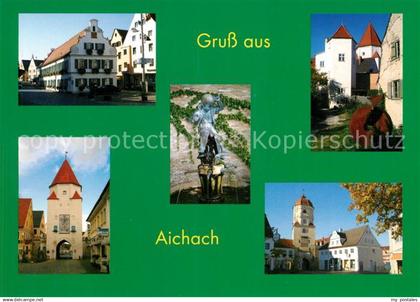 Aichach Unteres Tor Stadtansichten Denkmal
