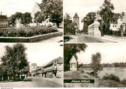 Aken Elbe Friedensplatz Dessauer Strasse Burgstrasse Elbepartie