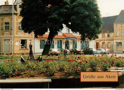 Aken Elbe Marktplatz