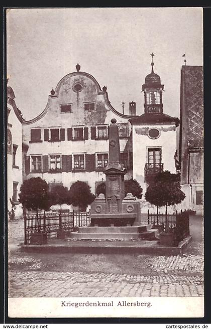 AK Allersberg, Blick zum Kriegerdenkmal