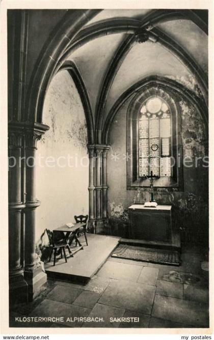 Alpirsbach Klosterkirche Alpirsbach Sakristei