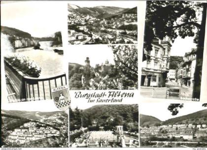 Altena Lenne Altena Burg Bachstrasse o 1972