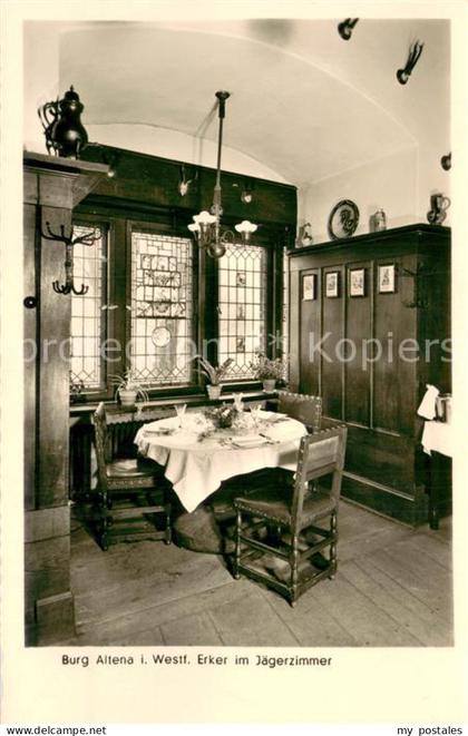 Altena Lenne Burg Altena Erker im Jaegerzimmer Wirtschaftsbetrieb