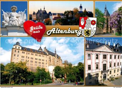 Altenburg Thueringen Figur Triumphbogen Schloss Zwinger Schlosskirche St Georg C