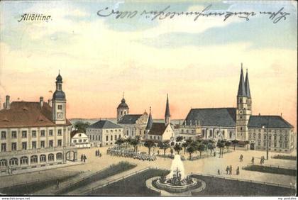 ALToeTTING Bayern Springbrunnen