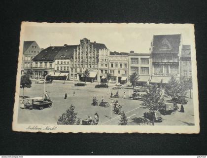 Anklam i. Mecklenburg , 1941 , Markt , Oldtimer , Ansichtskarte , AK , CPA !!